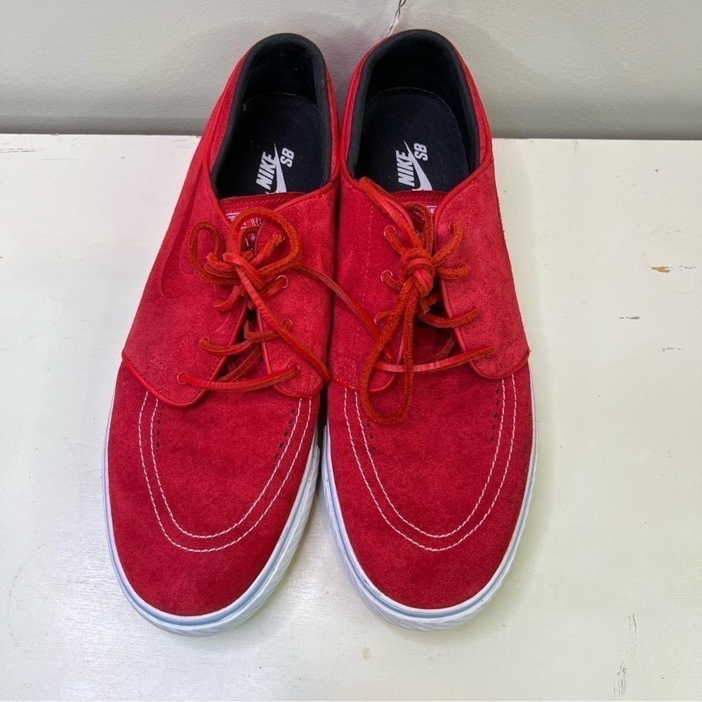 Nike SB Nike Zoom Stefan Janoski SB Sport Red/Sport
Red Blue Chill Skate Shoes. - Picture 2 of 10